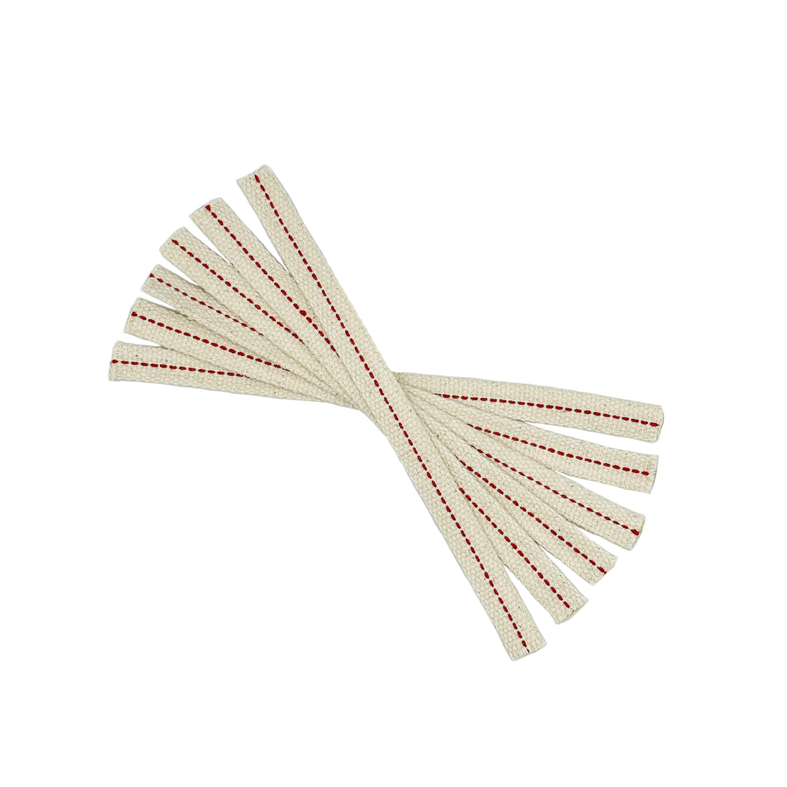 Light of Mine - 1/2" Inch - 8" Long Wick Strips, 100% Cotton Flat Wick - 6 Pack