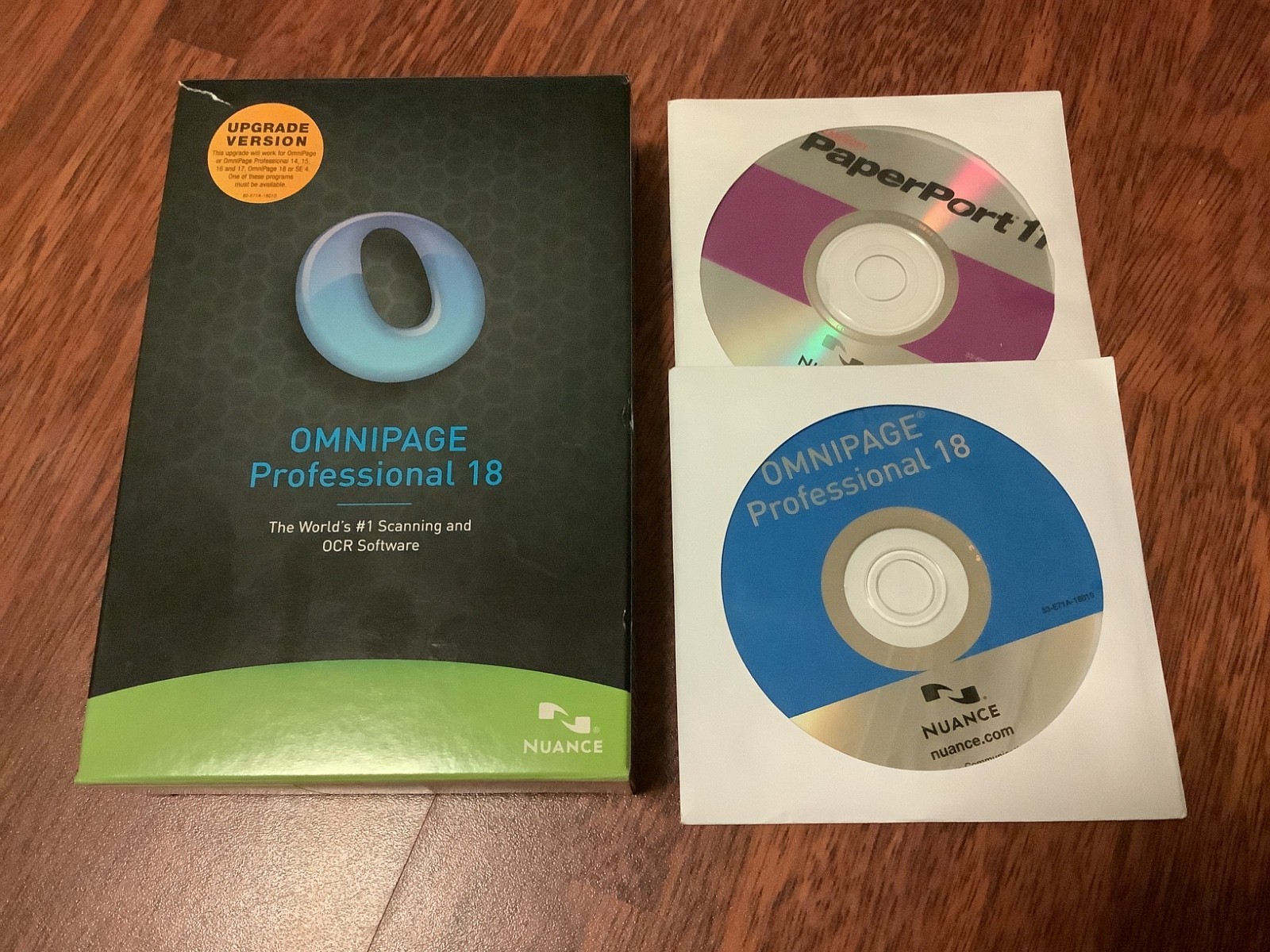 OMNIPAGE PROFESSIONAL 18 NUANCE UPGRADE VERSION B2