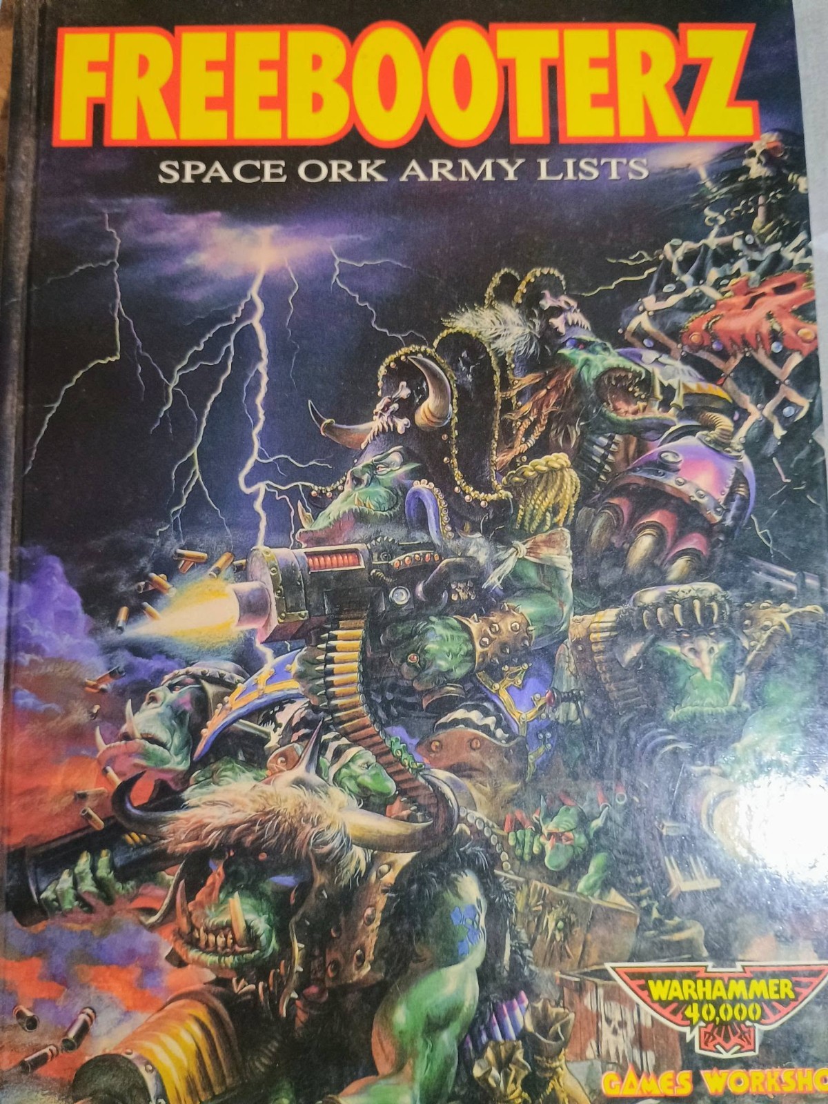 Freebooterz Space Ork Army List Hardcover Book First Edition Games Workshop