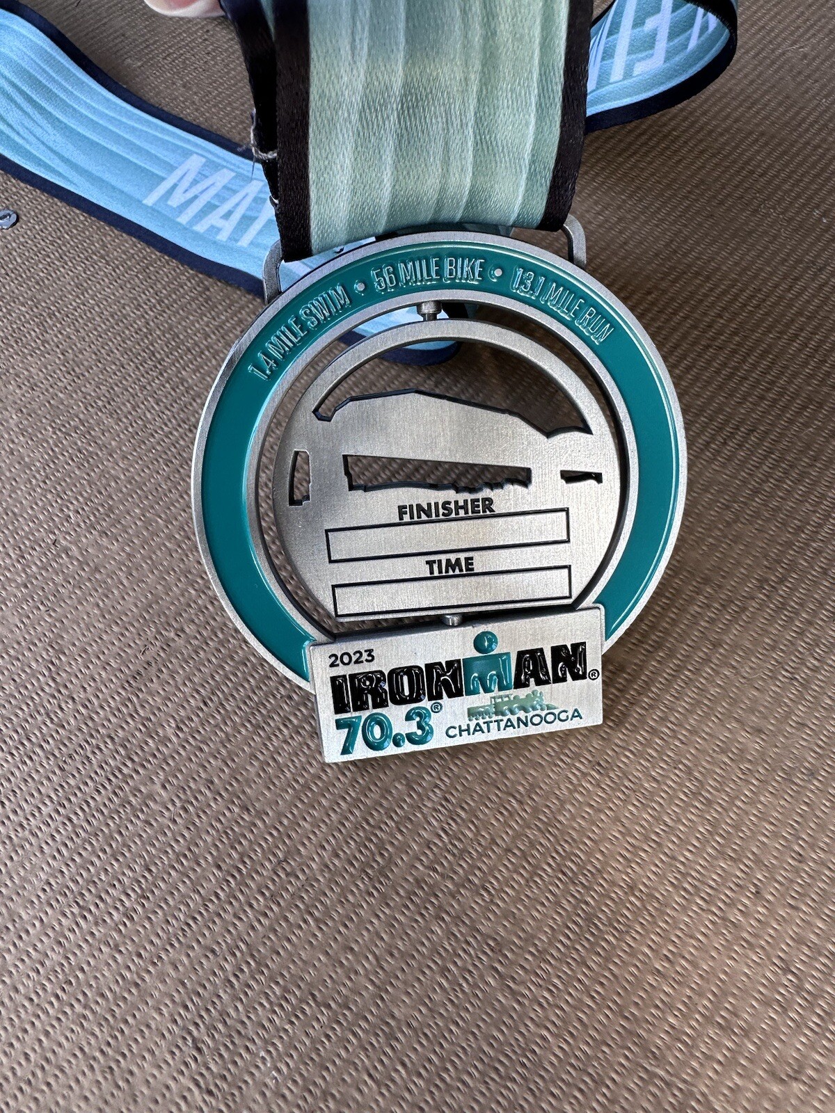 Ironman 2023 Chattanooga TN Little Debbie Mckee Triathlon Finisher Medal NEW
