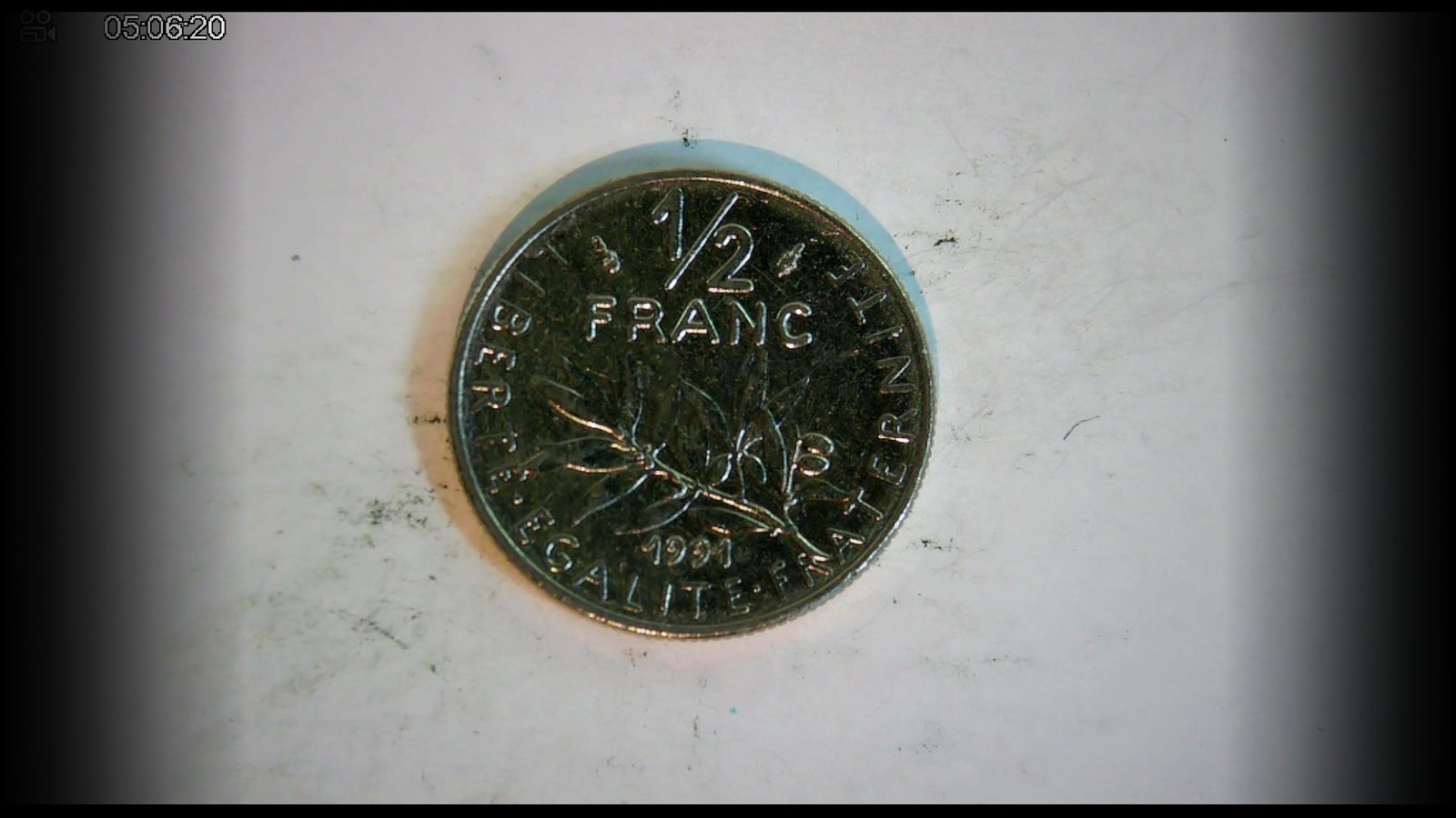 France 1991 1/2 Franc Semeuse (La Semeuse) Coin