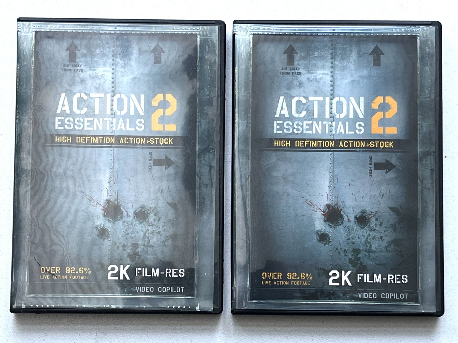 Action Essentials 2 - 4 DVD Set Video Copilot HD Action Stock Footage Explosions