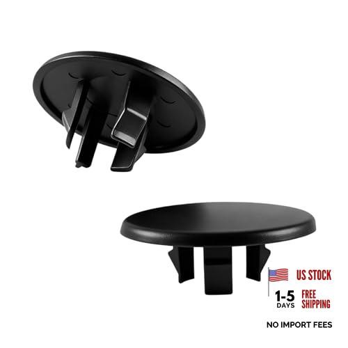 2PCS Car Armrest Cover Cap, OEM# 15279690 Vehicle Left Right Rear Bucket Black
