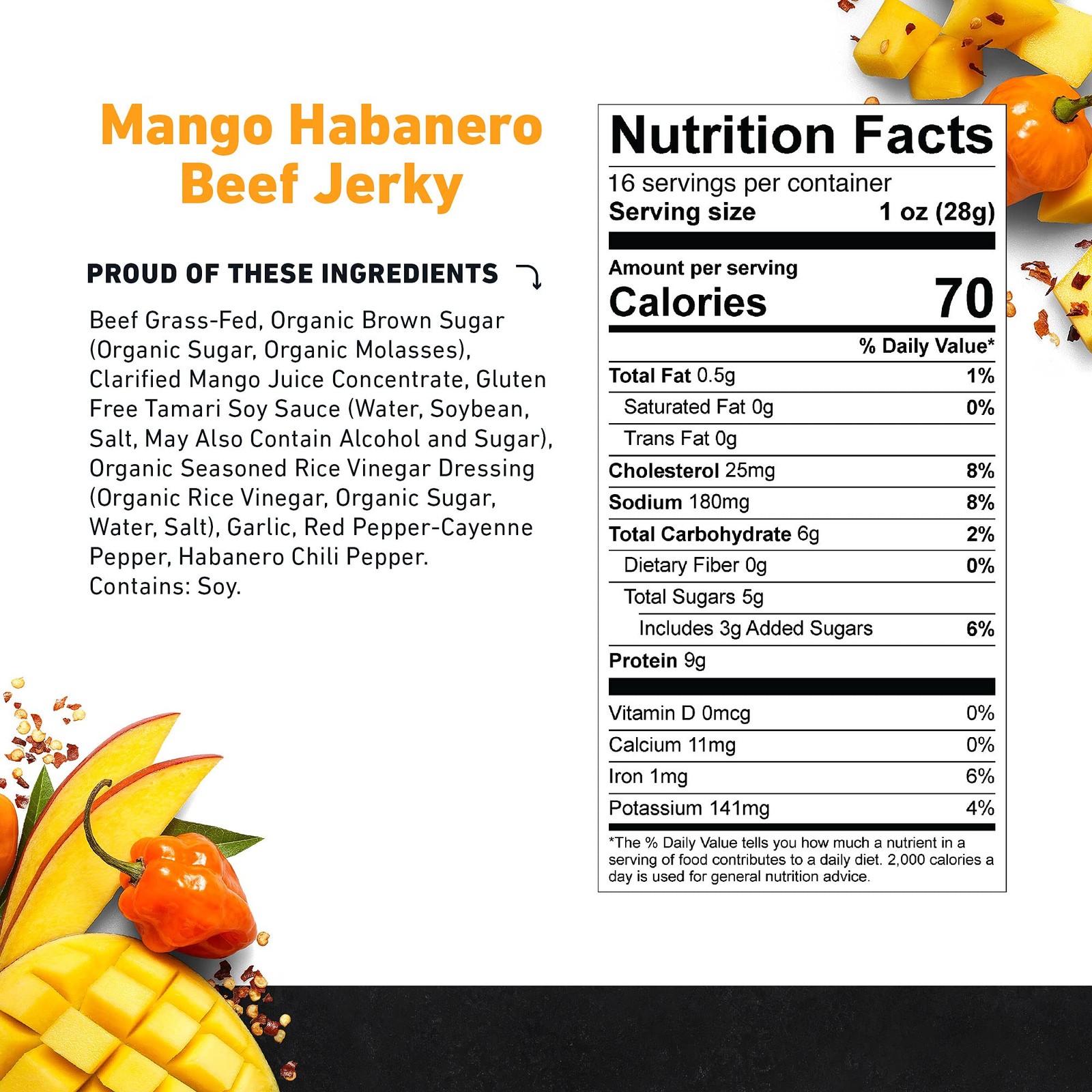 Grass-Fed Beef Jerky - Beef Jerky Snack Pack, Beef Jerky Bulk, Individual Bee...