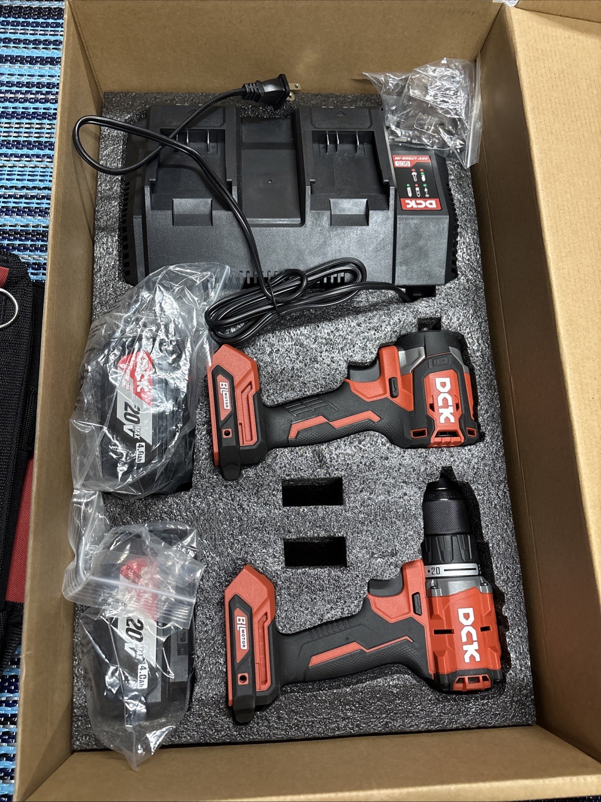 DCK Cordless Combo Kit Brushless 20V KDKIT26 Hammer Drill & Impact Driver