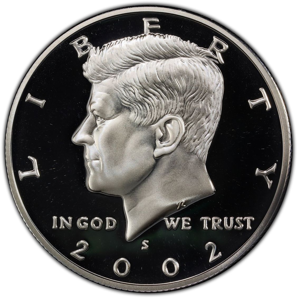 2002 Silver Proof Kennedy Half Dollar 90% Silver 0.361oz Deep Cameo Gem Proof BU