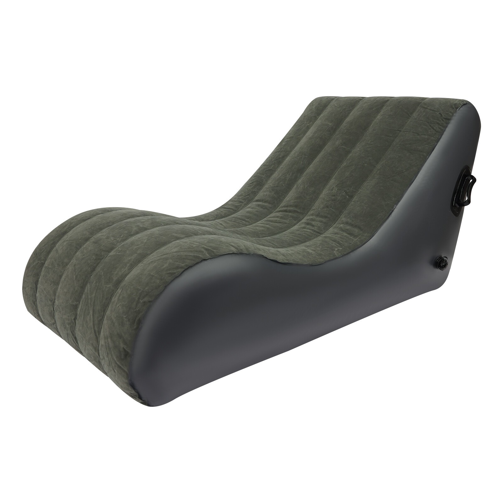 S-Shaped Inflatable Sofa Bed, Waterproof & Foldable with Air Pump