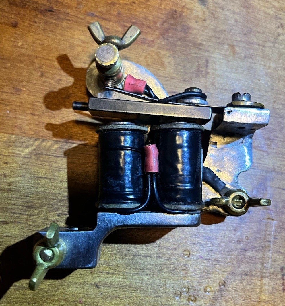 Mike Terrell shader coil tattoo machine