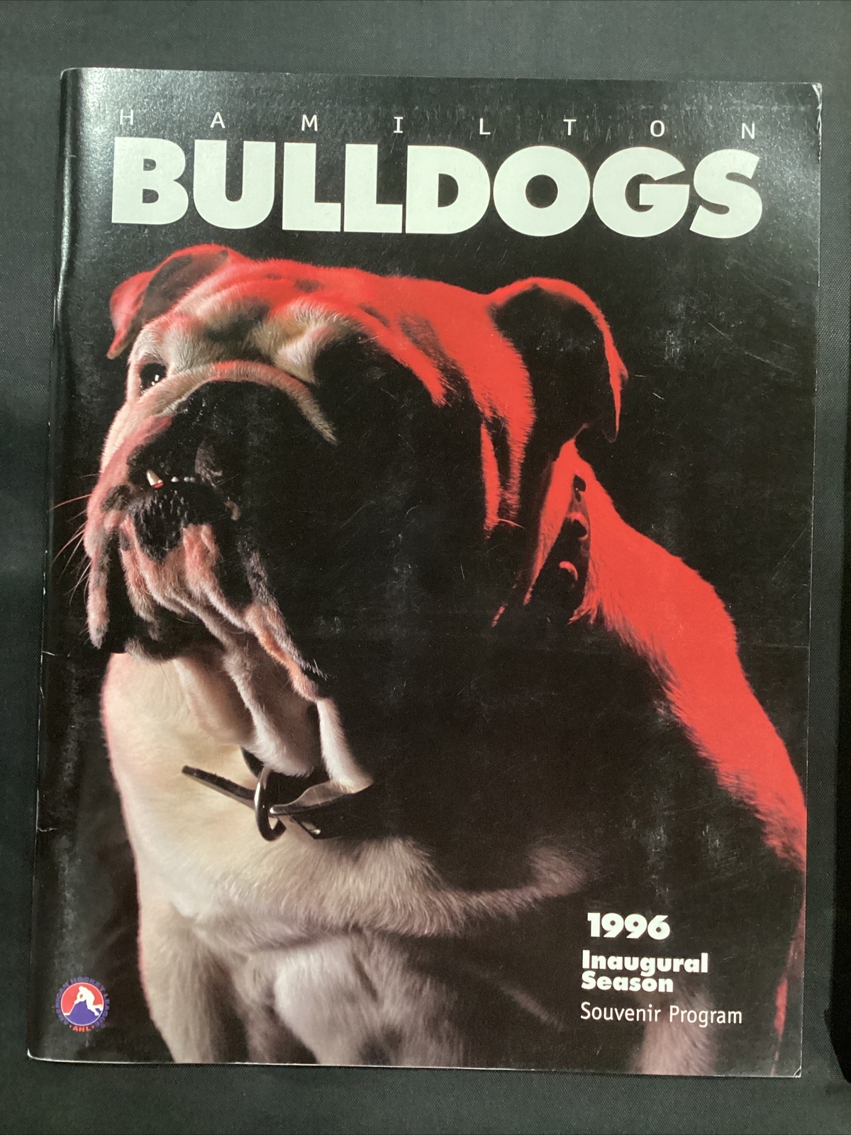1996 Hamilton Bulldogs Inaugural Season Hockey Program