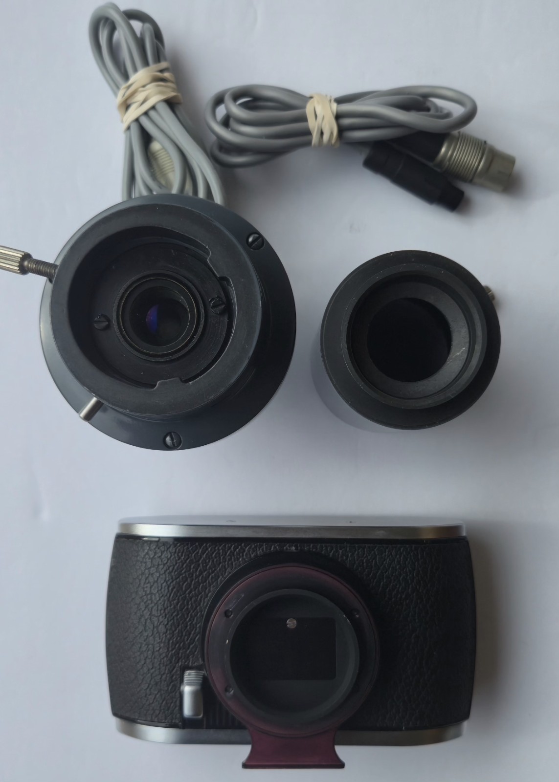 Balda Microscope Camera With Remvable 2.8X 5X Lens On Long Tube With Built-in.