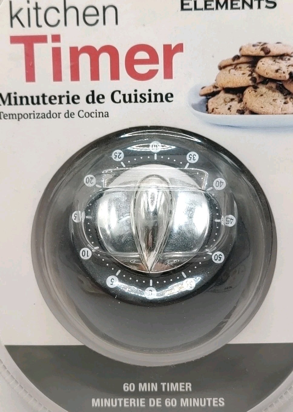 Kitchen Timer Black 60 Minute Kitchen Timer by Culinary Elements New Unopened