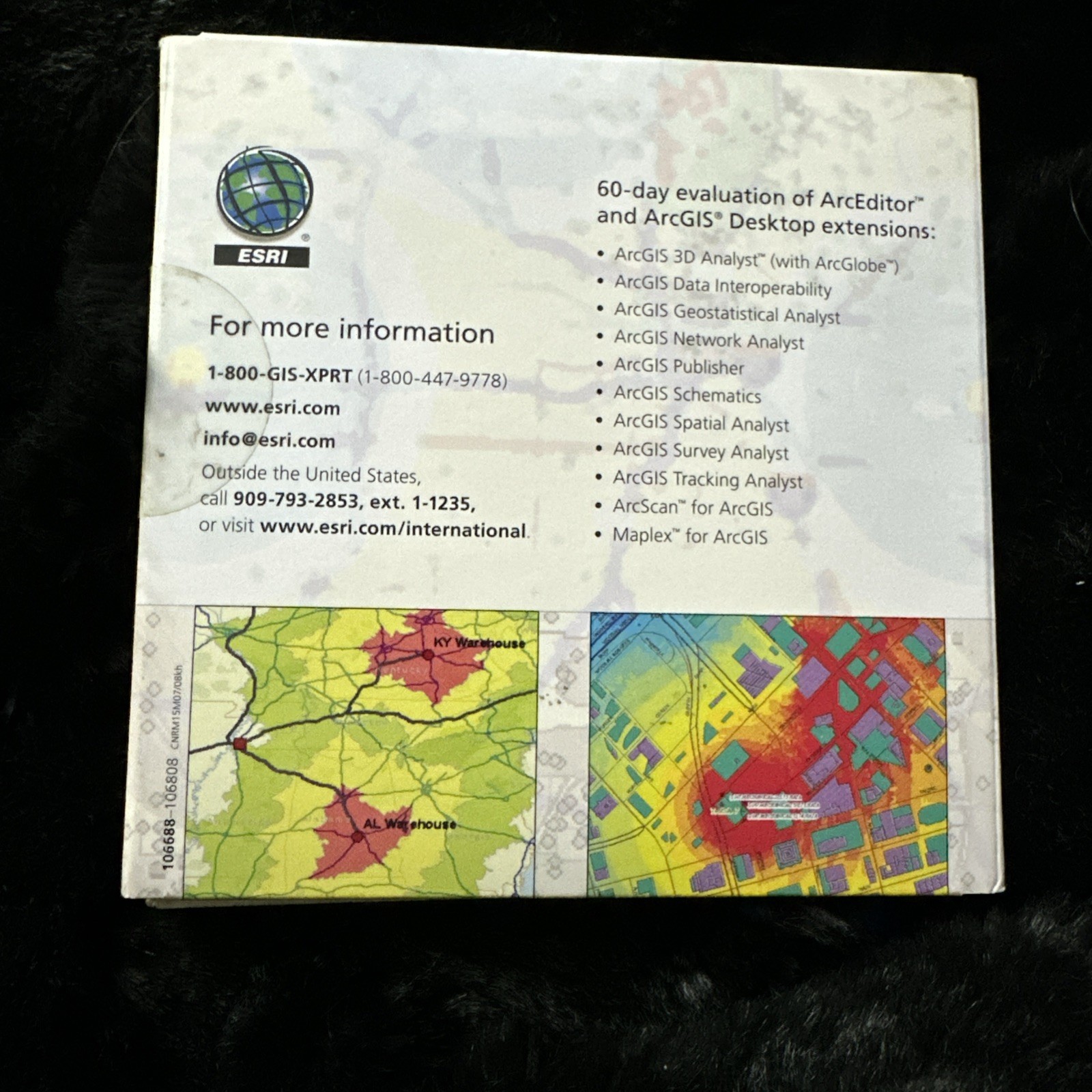 ArcGis 9.2 Evaluation Edition Software Windows with Tutorials Disc