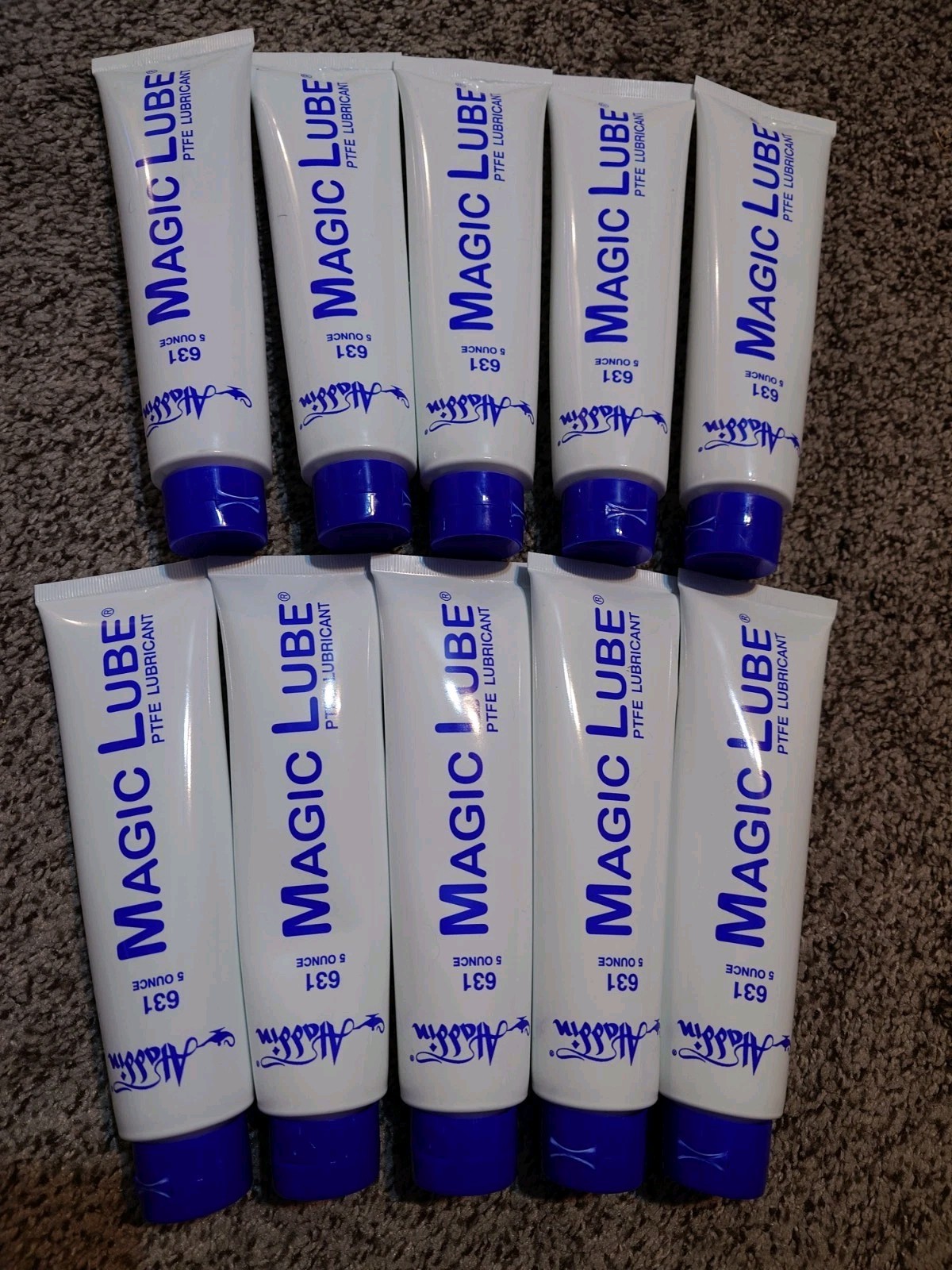 *Lot of 10* Aladdin Magic Lube 631 PTFE Lubricant 5oz Teflon Sealant