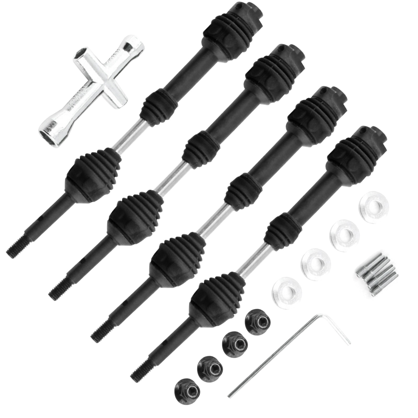 1/10 RC Car Metal Drive Shaft For TRAXXAS Hoss/Rustler/Slash/Stampede 4X4 2wd