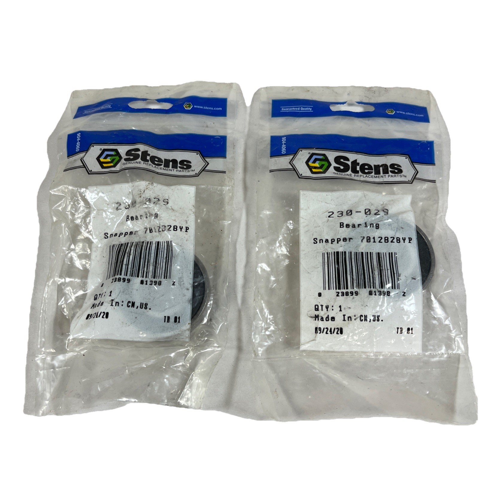 Qty. 2 Genuine Stens OEM Part # 230-029 Bearing - Free Shipping - Brand New - 2