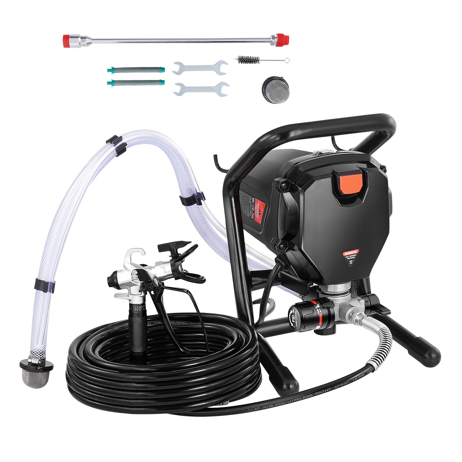Uimoso 750W Electric Airless Paint Sprayer with Stand, 3000PSI Handheld Design