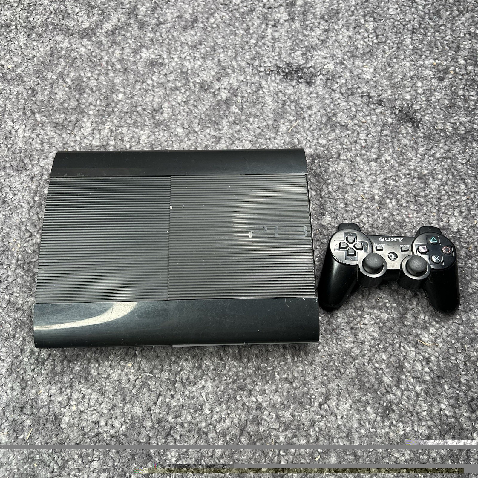 Sony PlayStation 3 PS3 (Super Slim) CECH 4201A Console w/ Controller TESTED**