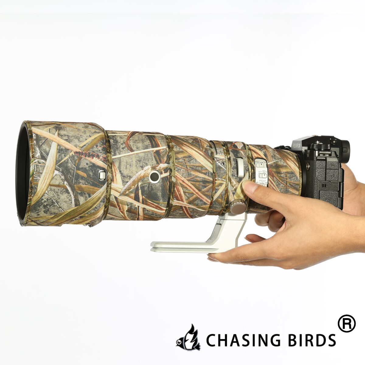 CHASING BIRDS lens camouflage waterproof coat for Fujifilm XF 500mm F5.6 cover