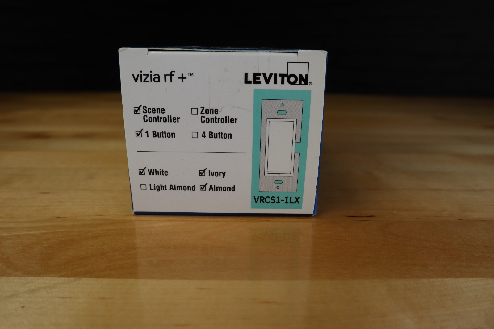 Leviton VRCS1-1LX Vizia RF+ Scene Controller Switch Smart Lighting