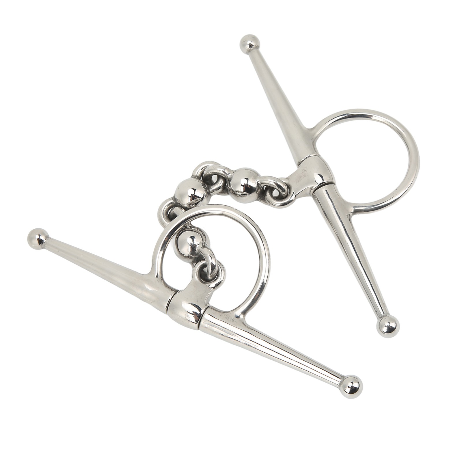 135mm Stainless Steel Horse Mouth Bit Horse Mouth Riding Full Cheek Snaffle Bit