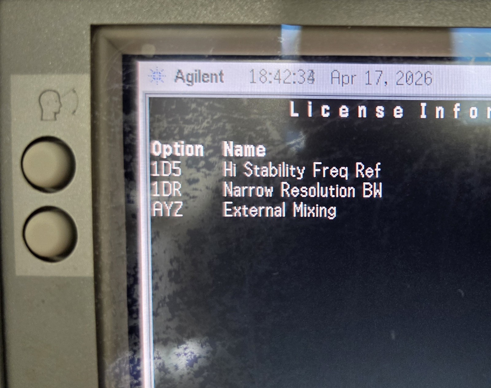 Agilent E4407B/E4407B-H57/E4407-FG Spectrum Analyzer 9kHz–26.5GHz Tested