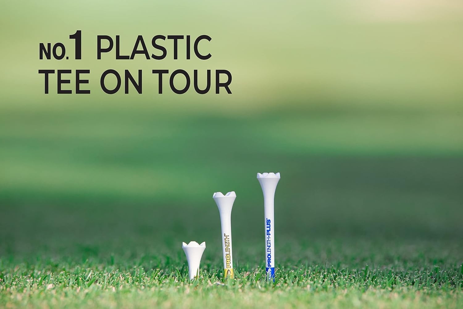 PTS Plastic Golf Tees - 30 Count, 2-3/4 Inch for Enhanced Driving Performance