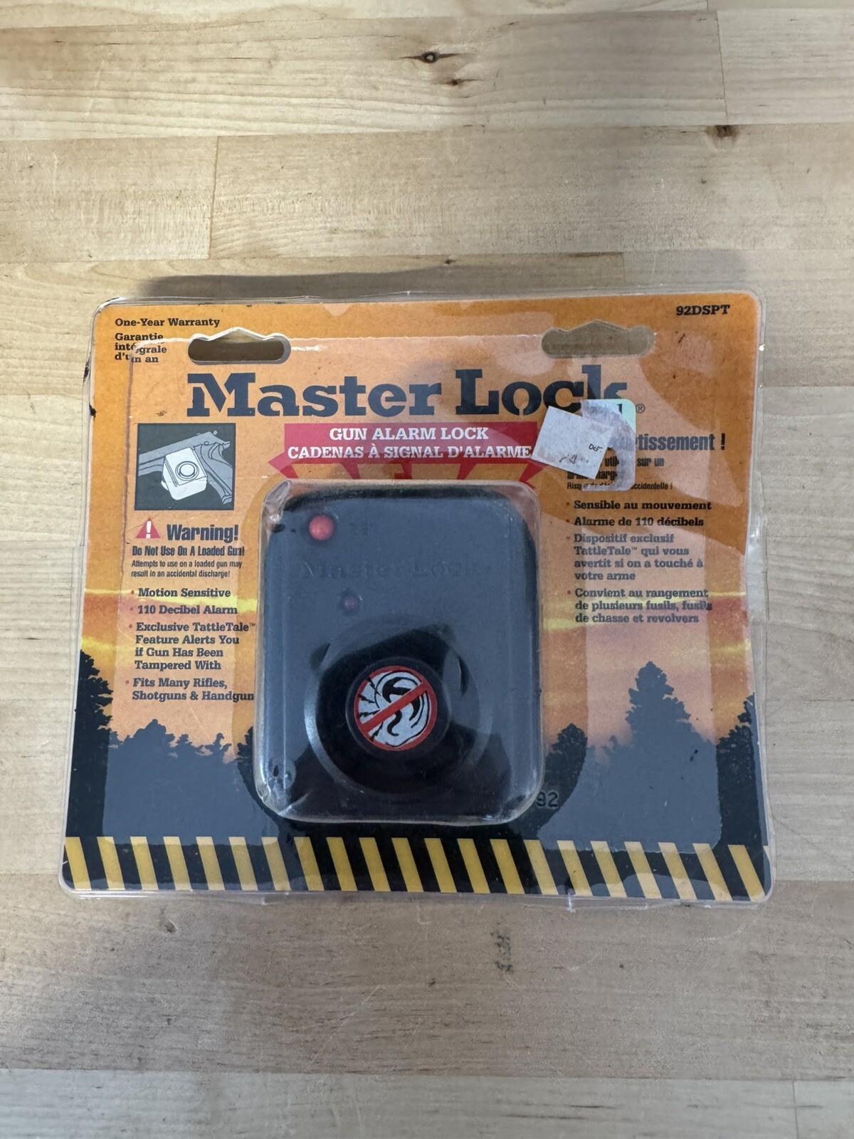 Master Lock Alarm Gun Lock Gun Safety Brand New With Keys