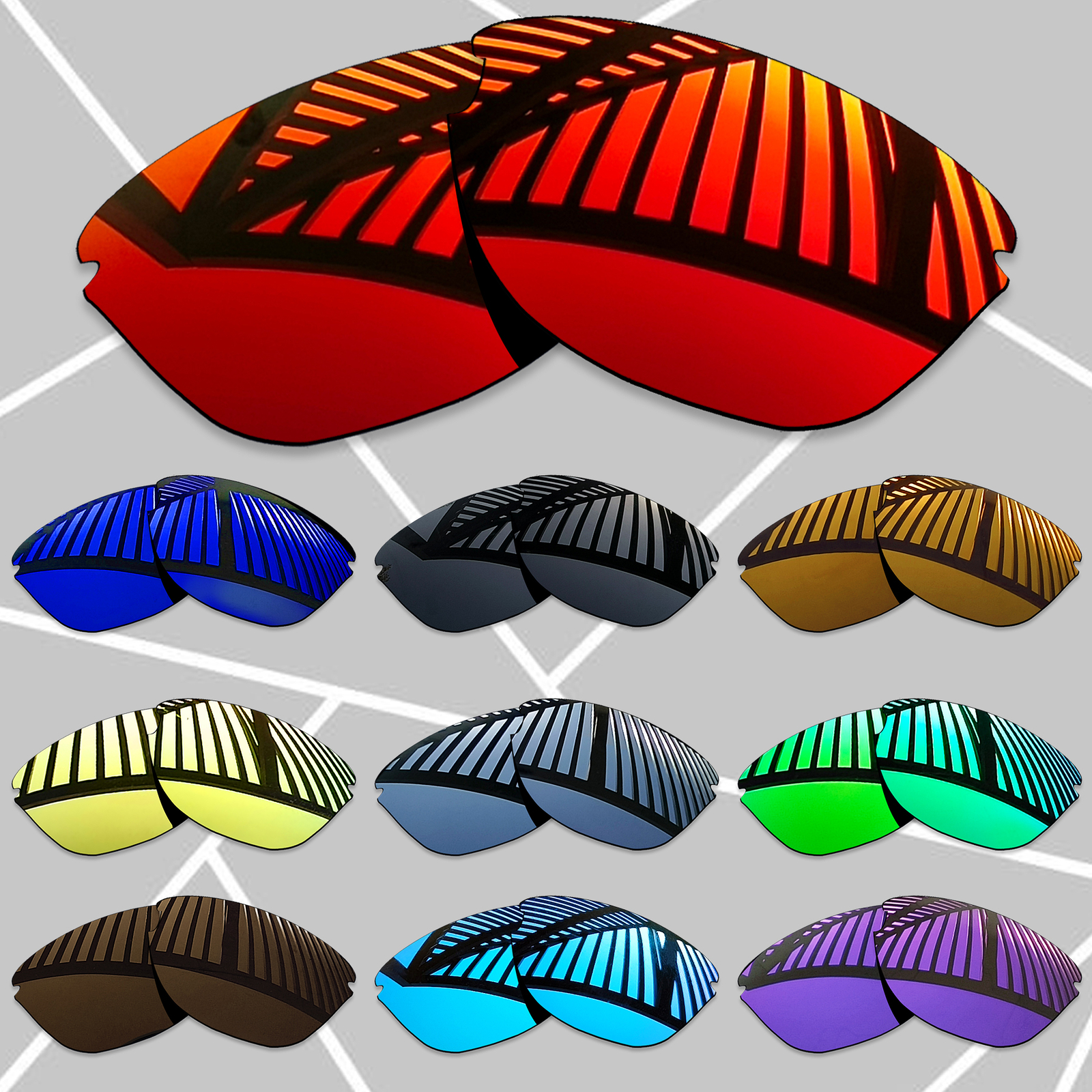 TURE POLARIZED Replacement Lenses for-Oakley Frogskins Lite OO9374 Multi-Colors