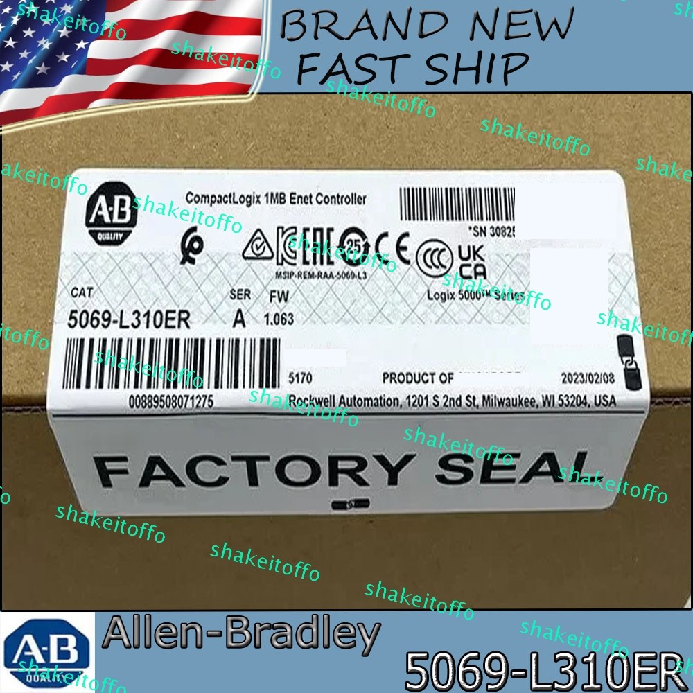 New AB 5069-L310ER/A CompactLogix 1MB Controller AB Factory Sealed US