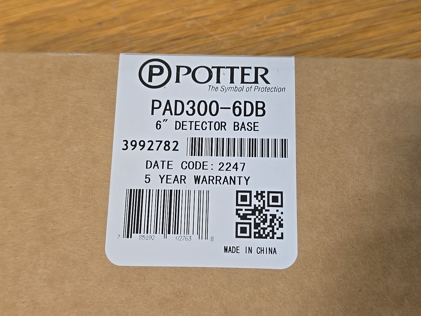 NEW POTTER PAD 300-6DB
