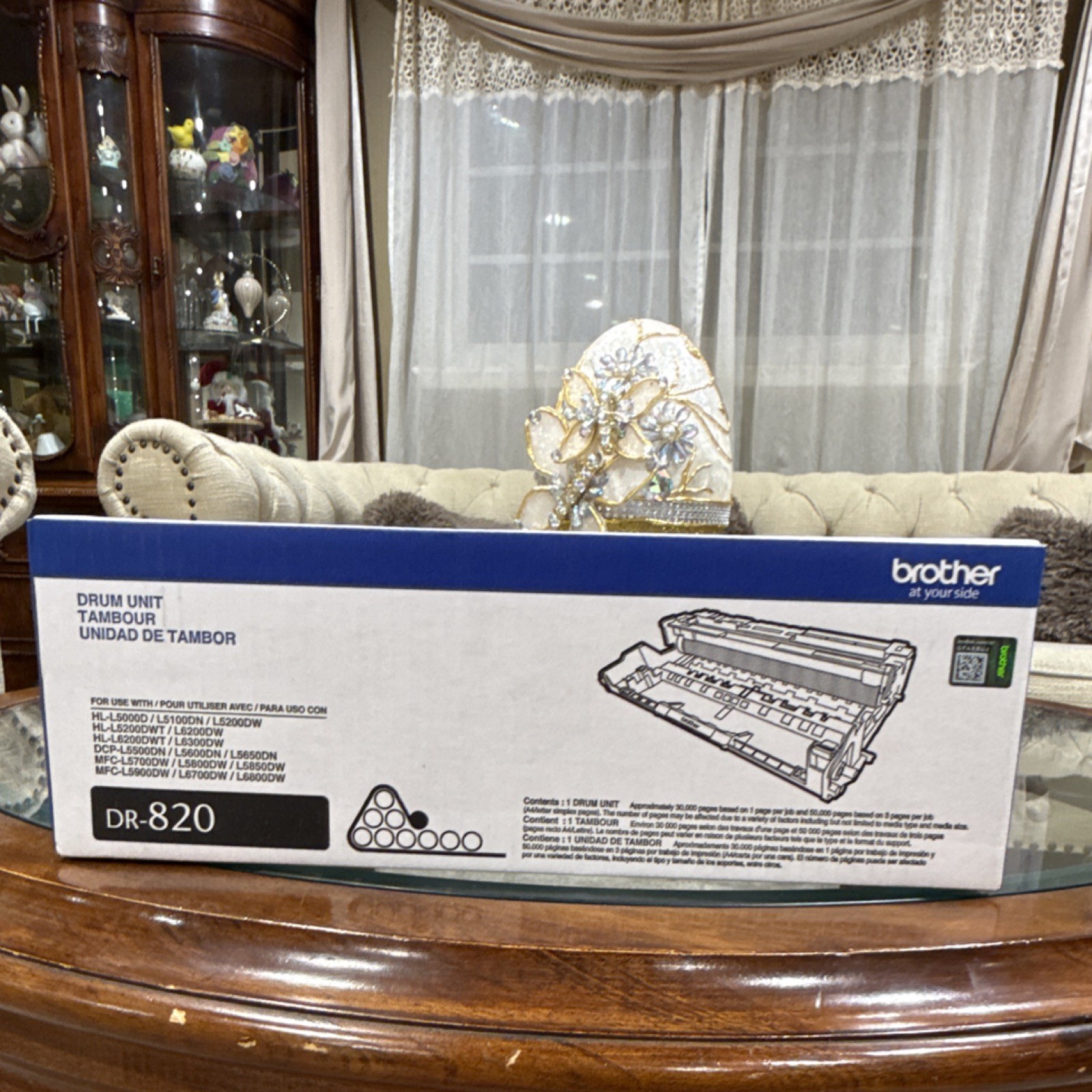 Brother DR-820 Drum Unit for HL-L5000D HL-L5100DN HL-L5200DW DCP-L5500DN