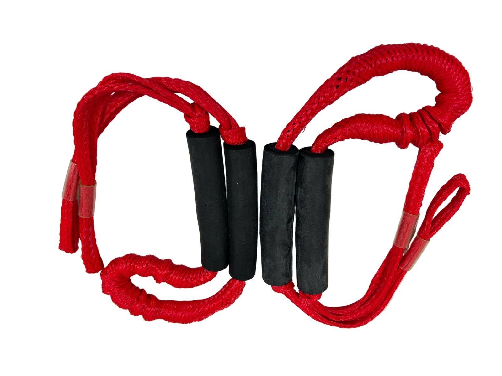 Two-Bungee Dock Line Boat Rope Dock Tie Mooring Rope Stretchable Docking 4 FT