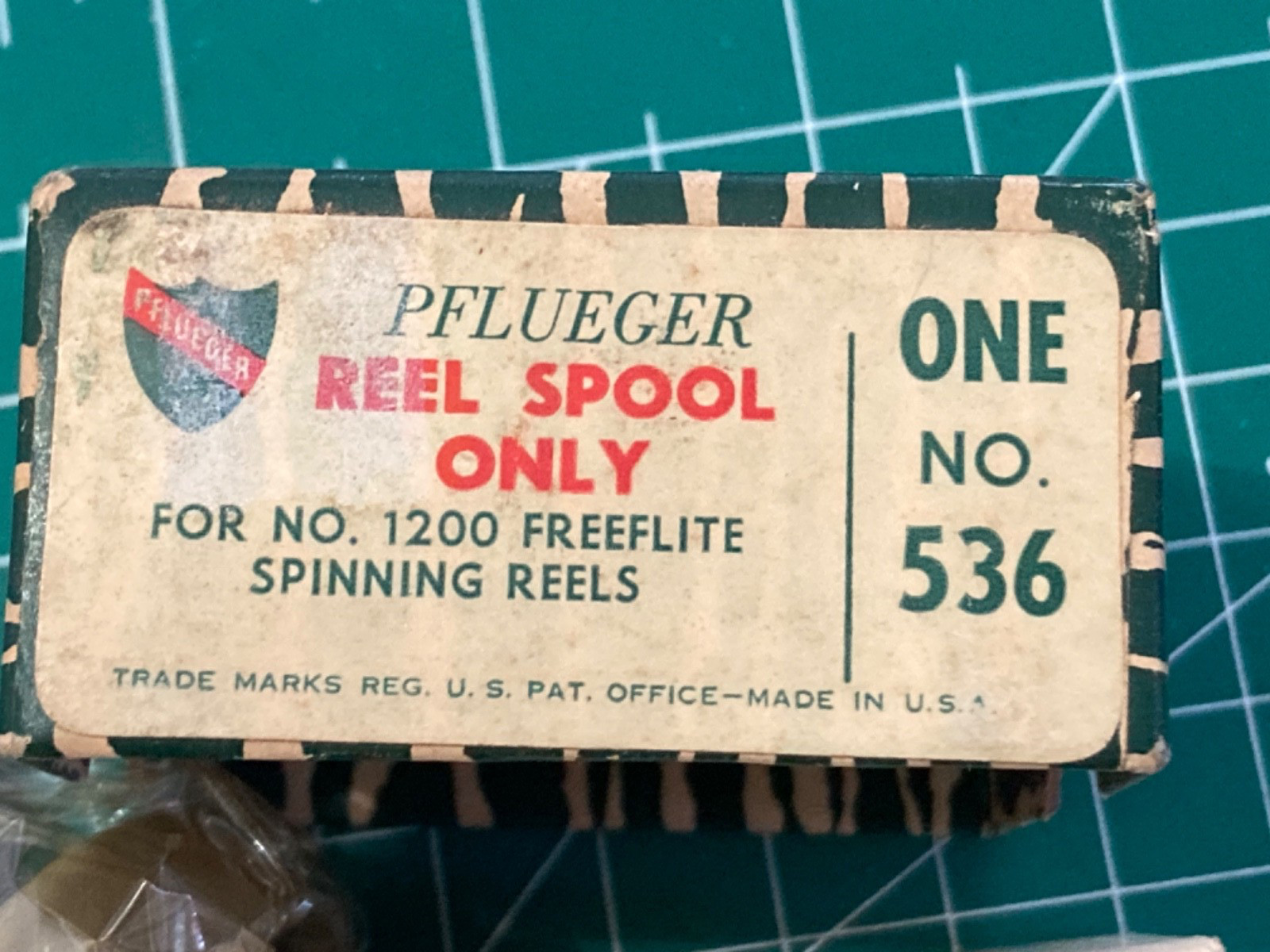 NOS VINTAGE PFLUEGER #536 SPOOL NEW FITS NO. 1200 FREEFLITE SPINNING REELS USA