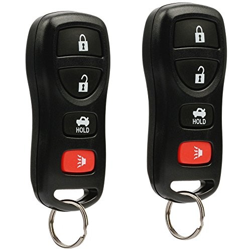 2X  Keyless Entry Remote Key Fob 4btn for I35 G35 350Z Altima 2-Pack Black
