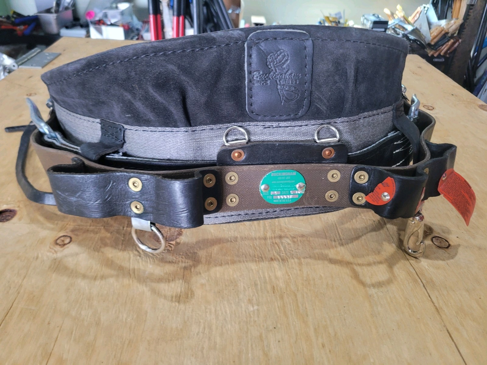 Buckingham 1993F Lineman Pole, Tree Climbing Belt  Size 23