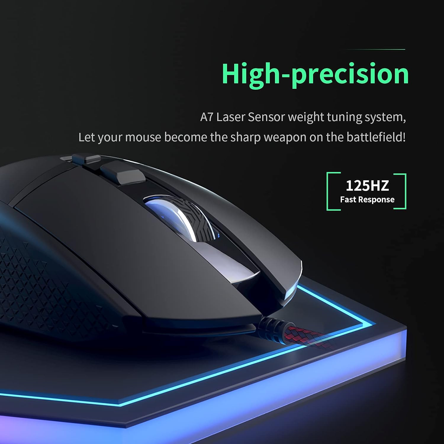 CYD Gaming-Mouse USB PC Computer-Mouse-Wired for Game Daily 7 Programmable Butto