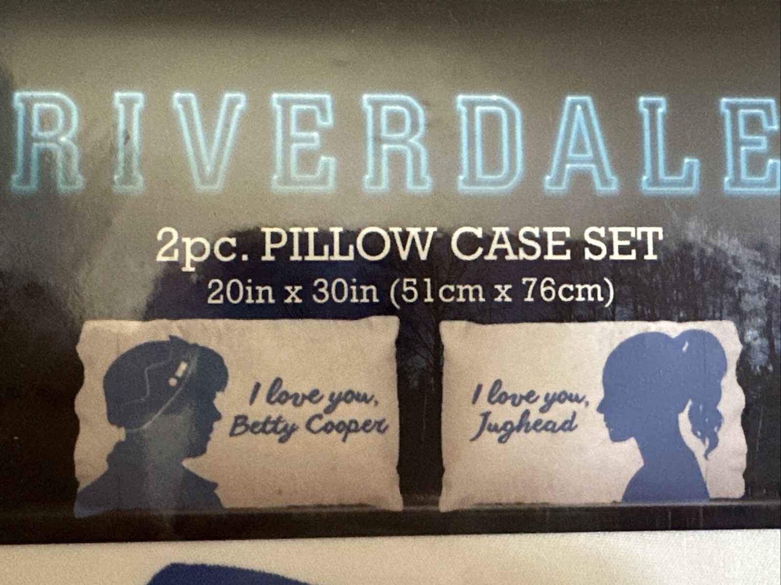 Riverdale High I Love You Jughead Betty Cooper Super Soft 2 Pack Pillowcase Set