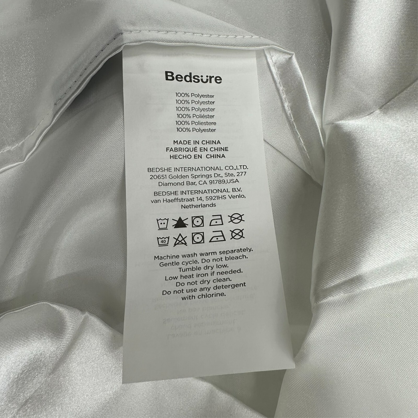Bedsure Essentials White Silky Basic 2 Pack Comfortable Pillow Case Set 26x19 In