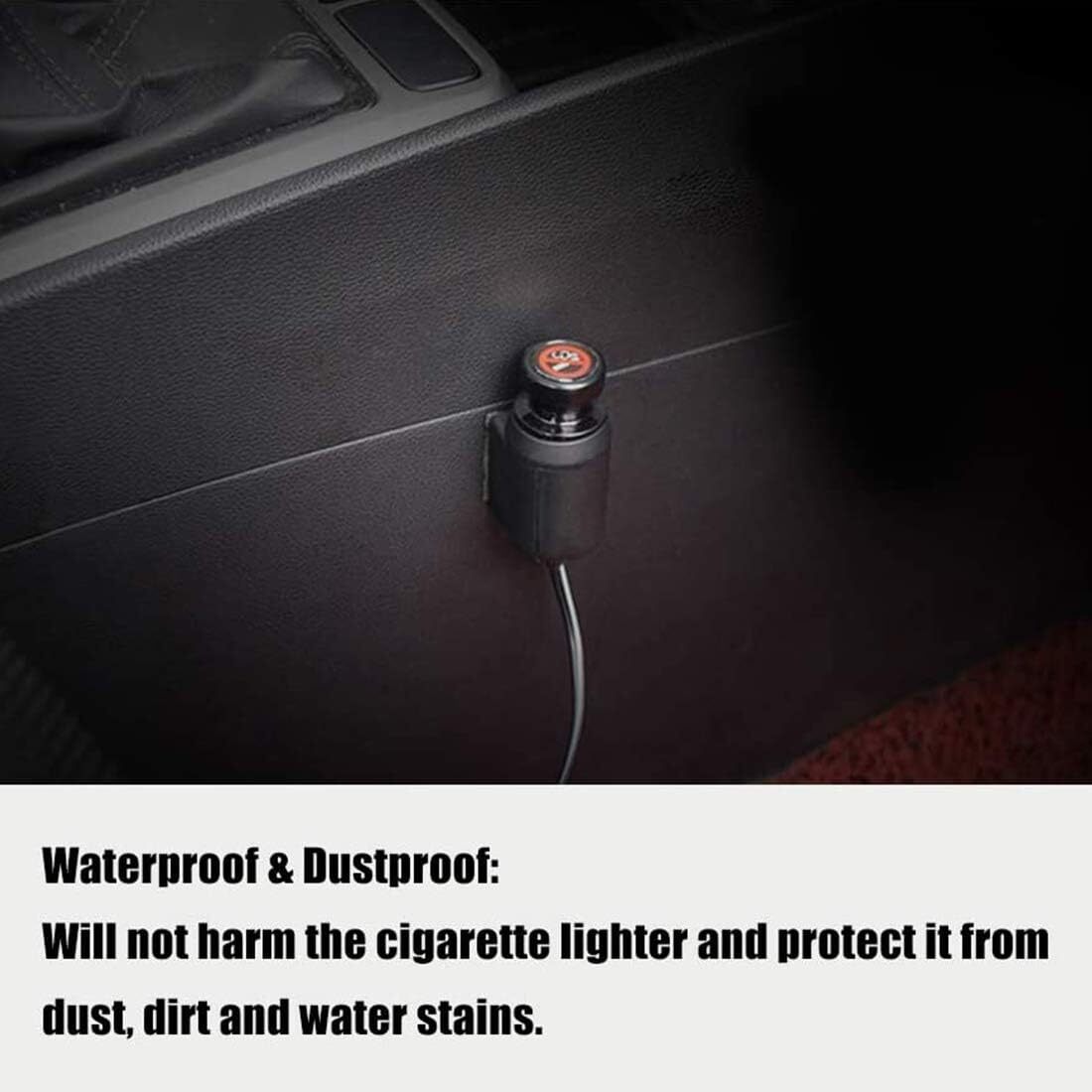 Cigarette Lighter Socket Cover Cap 4 Pack, for Car Power Port Outlet