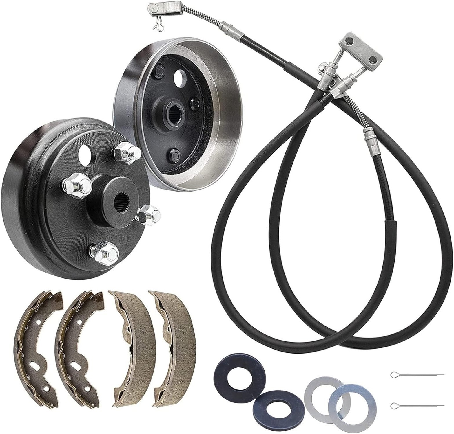 EZGO TXT Electric Deluxe Brake Golf Cart Maintenance Kit 1996-2008 -Contain B...