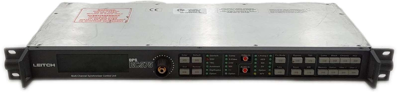 Leitch RC575 Multi-Channel Synchronizer Control Unit