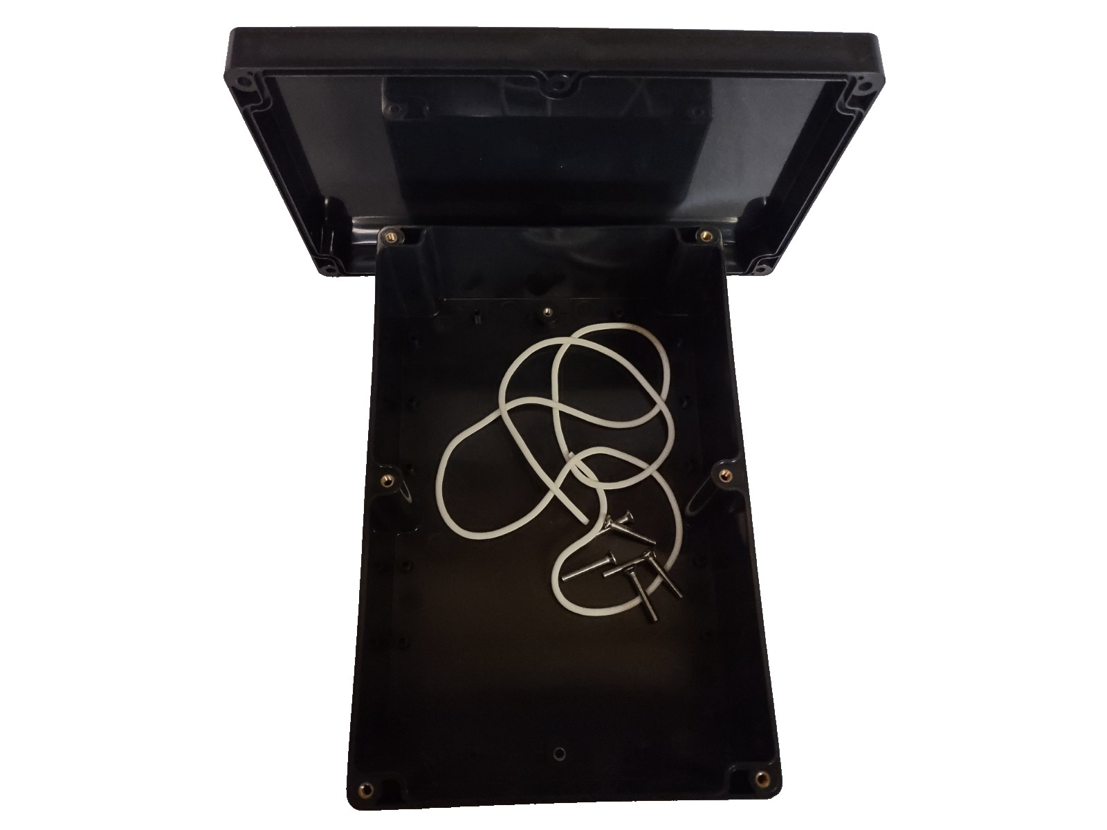 Project Box, 230 x 150 x 85, Black ABS, for electronics, IP65 waterproof