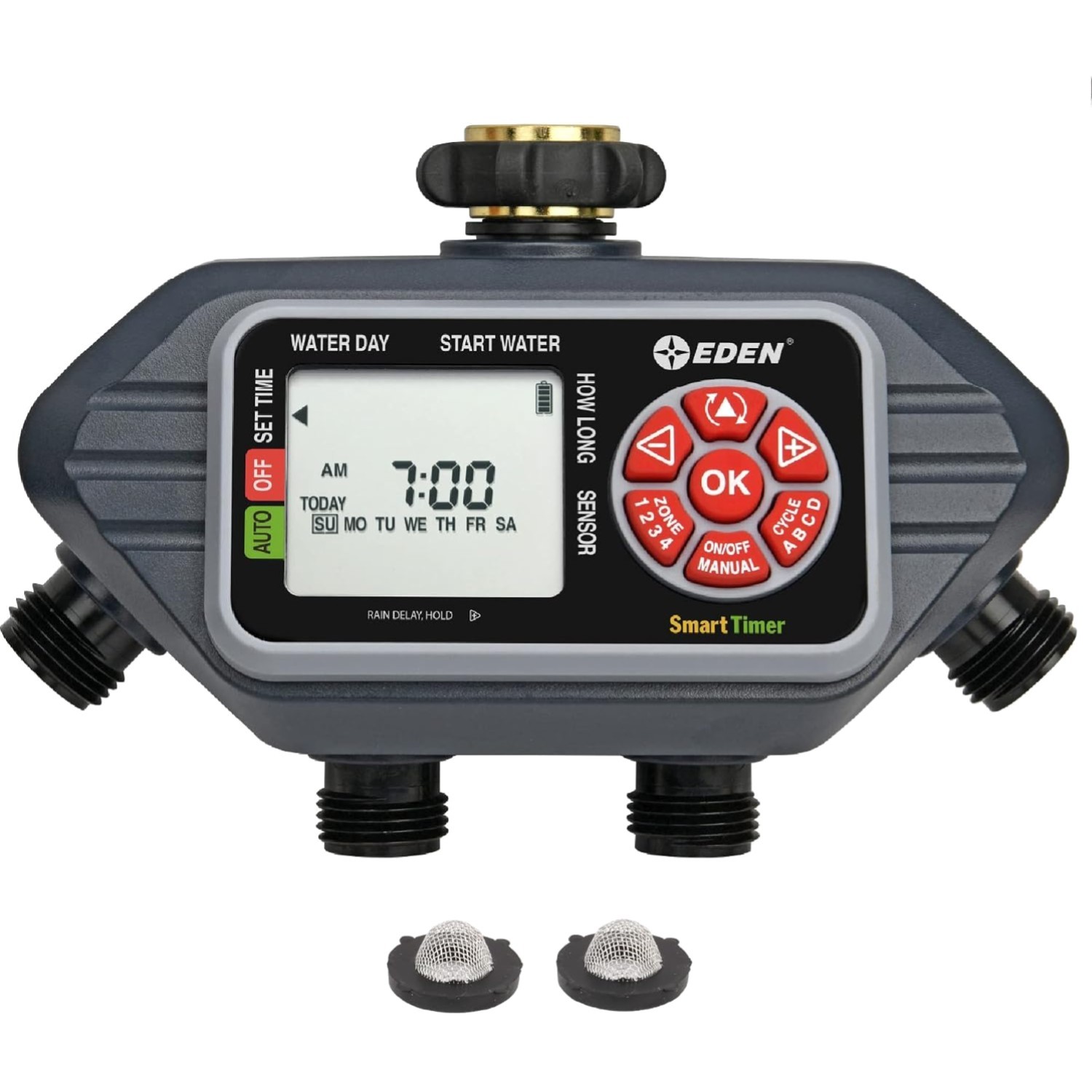 Eden 93413 Programmable Digital Water Timer 4 Zone