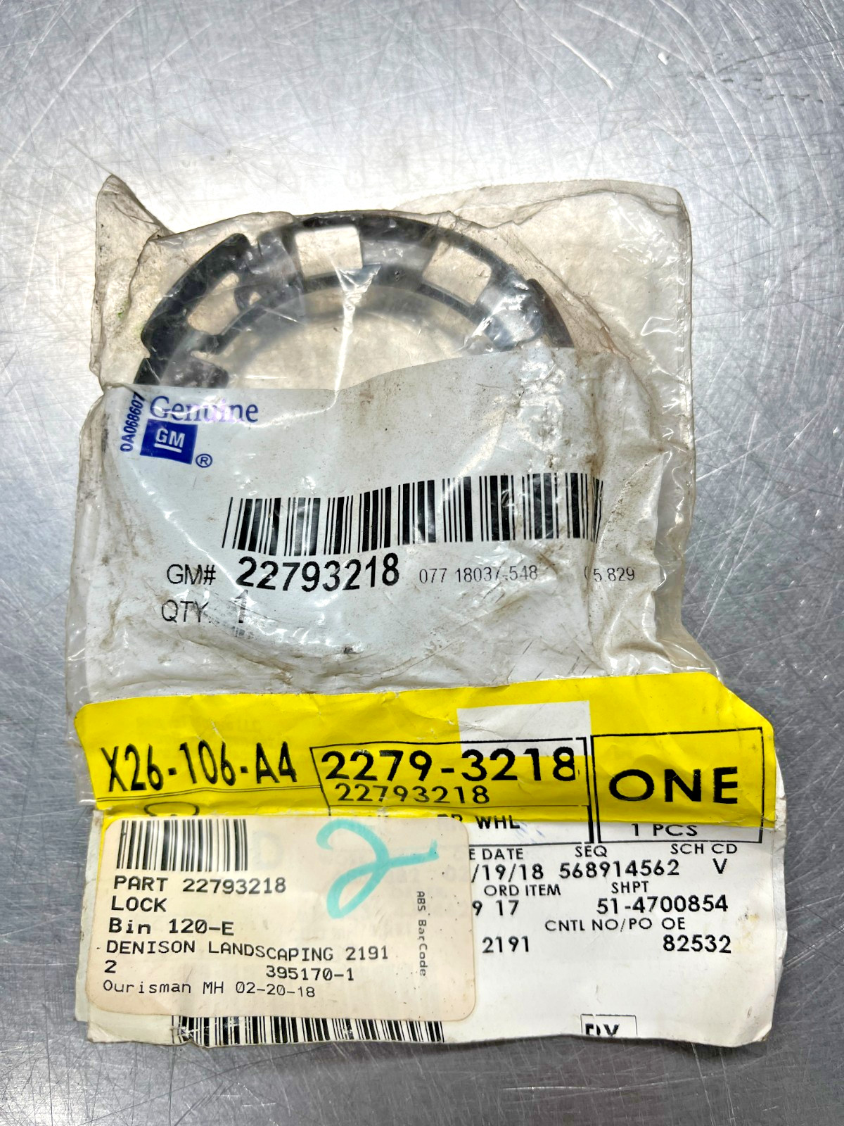 22793218  OEM  GM  Bearing Lock RING   2279-3218