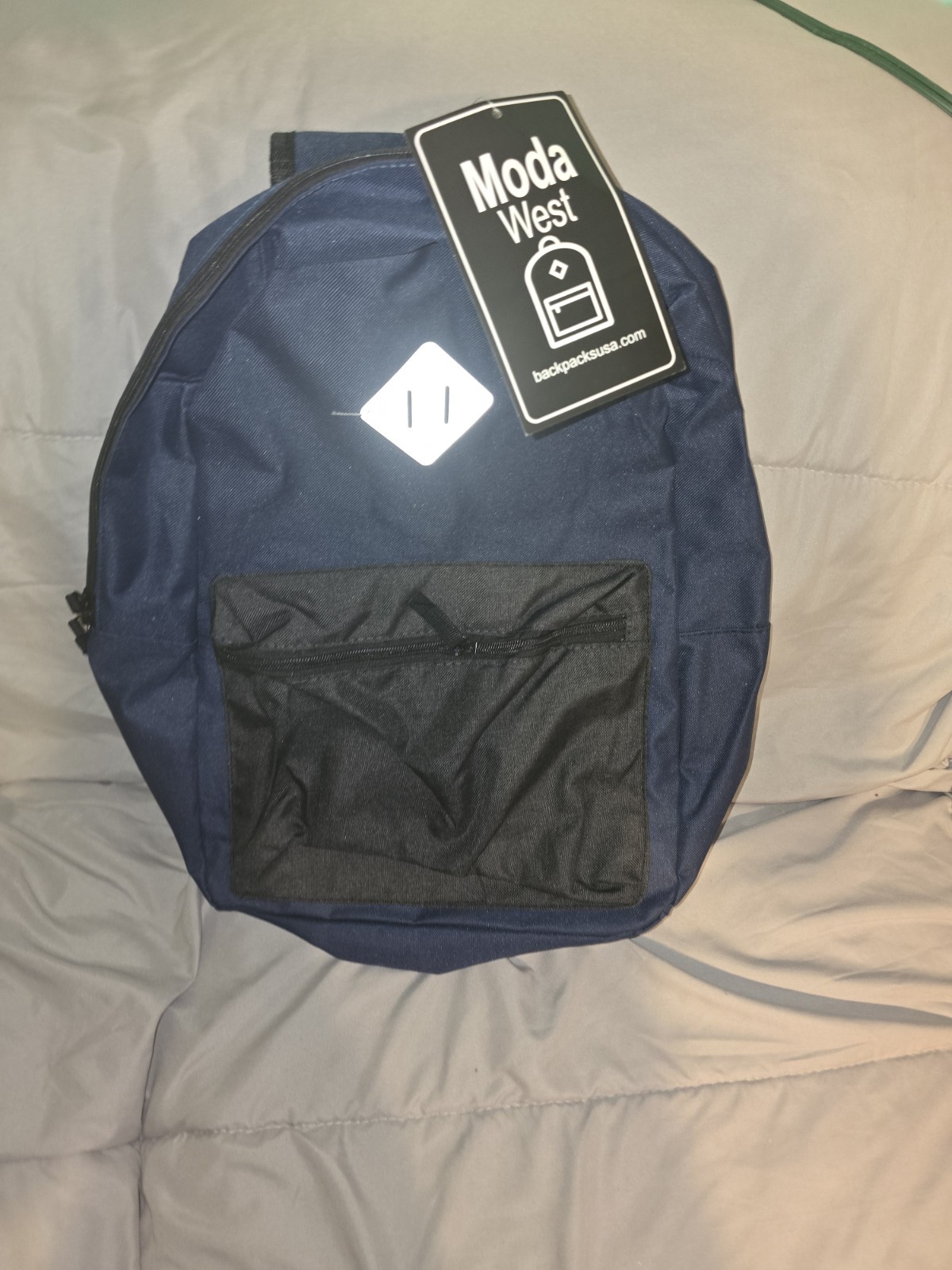 Moda West Backpack NEW  Blue And Grey