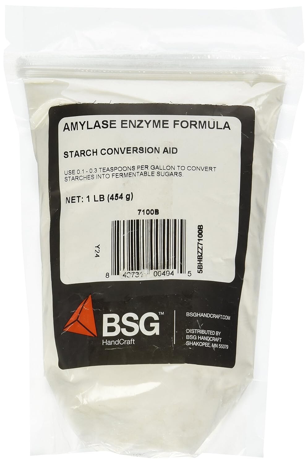 Amylase Enzyme Formula - 1 LB Authentic BSG