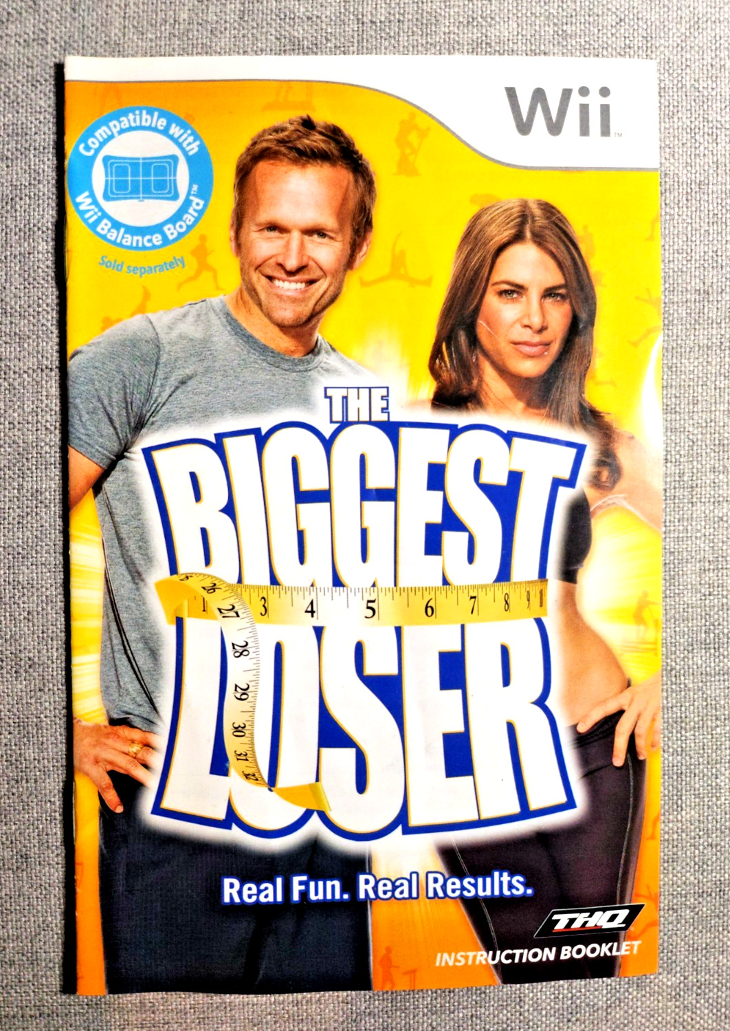 The Biggest Loser Instruction Manual Only - Nintendo Wii