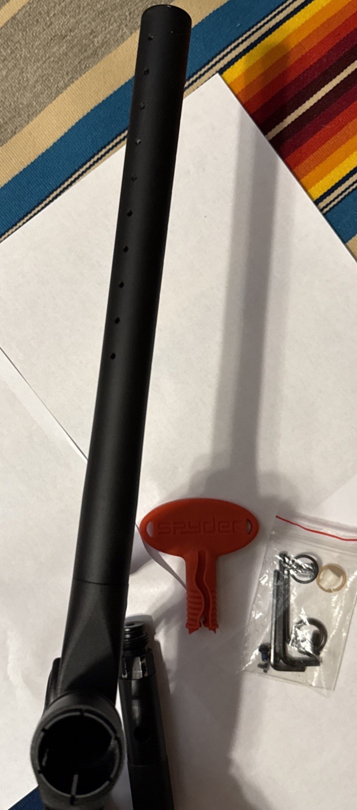 Black Spyder Xtra Paintball Gun Marker