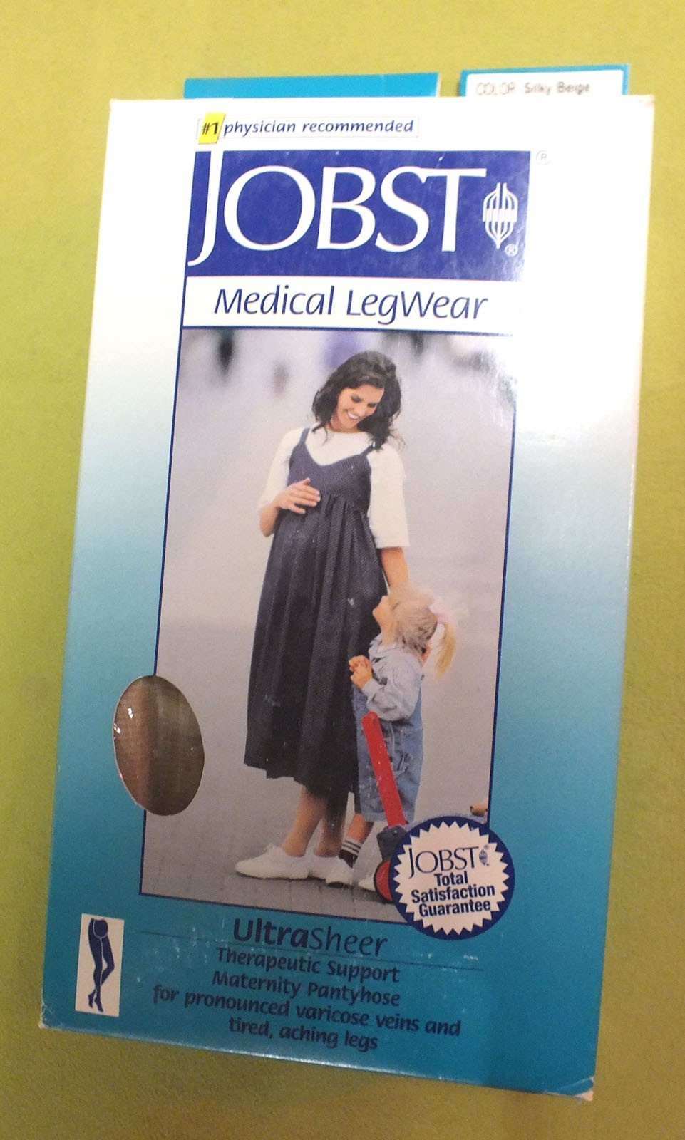 Jobst Women UltraSheer Maternity Pantyhose 20-30mmhg Compression Pregnancy Large