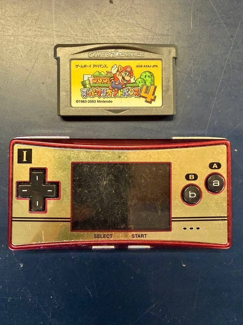 Nintendo Gameboy Micro Famicom Color Console 1Game Working s2146M